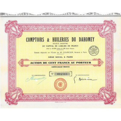 Comptoirs & Huileries du Dahomey