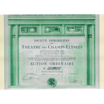 Sté Immobilière du théâtre des Champs-Elysées