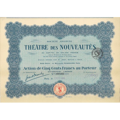 S.A. Théâtre des Nouveautés