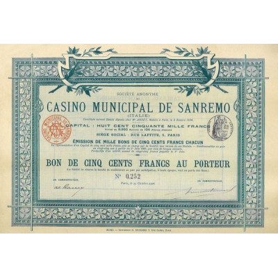 S.A. du Casino Municipal de Sanremo