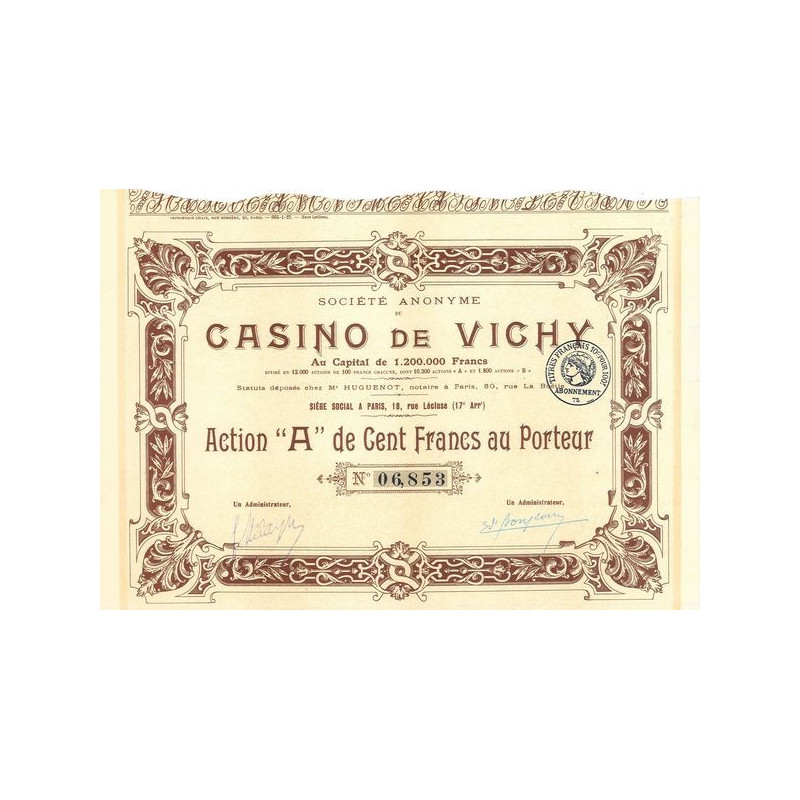 S.A. du Casino de Vichy