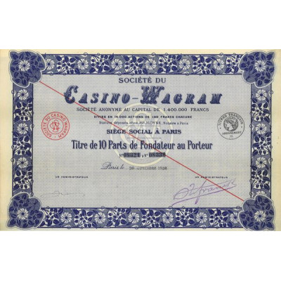 Sté du Casino-Wagram
