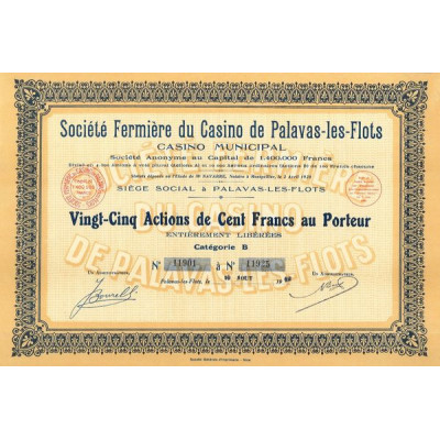 Sté Fermière du Casino de Palavas-les-Flots - Casino Municipal