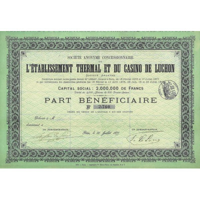 S.A. Concessionnaire de l'Etablissement Thermal et du Casino de Luchon