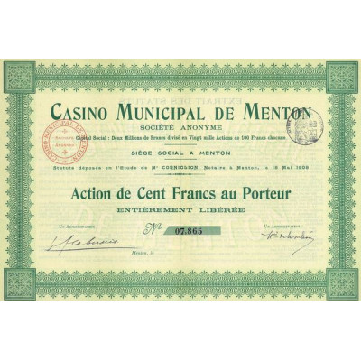 Casino Municipal de Menton
