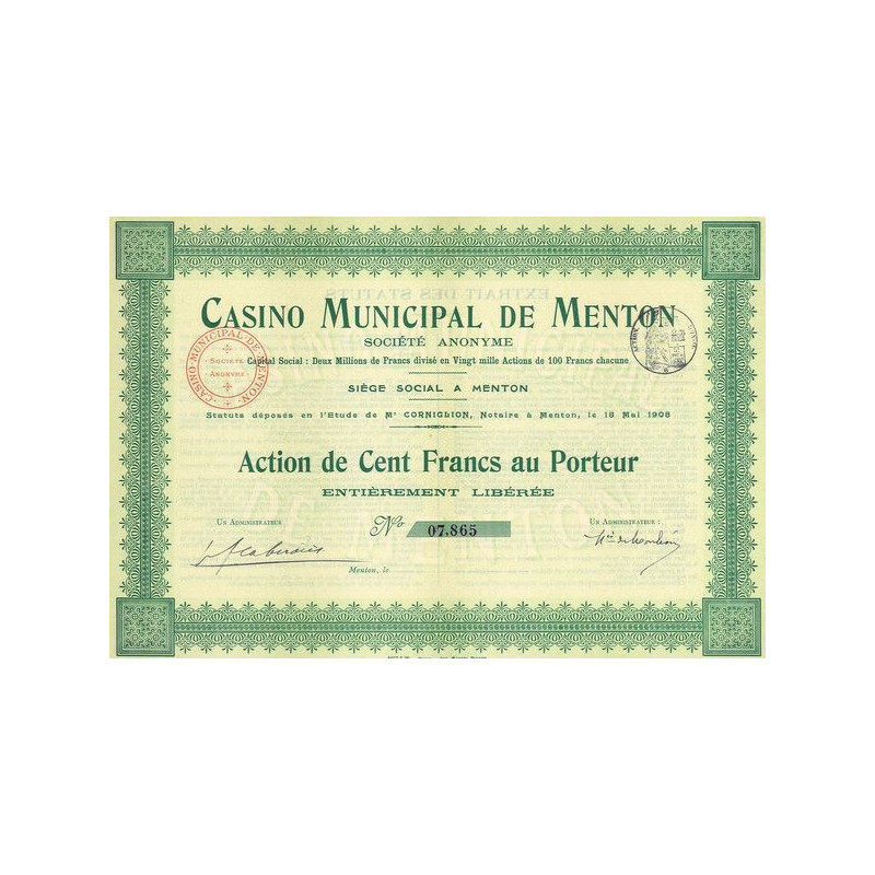 Casino Municipal de Menton