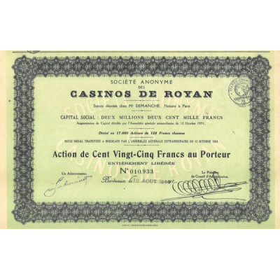 S.A. des Casinos de Royan