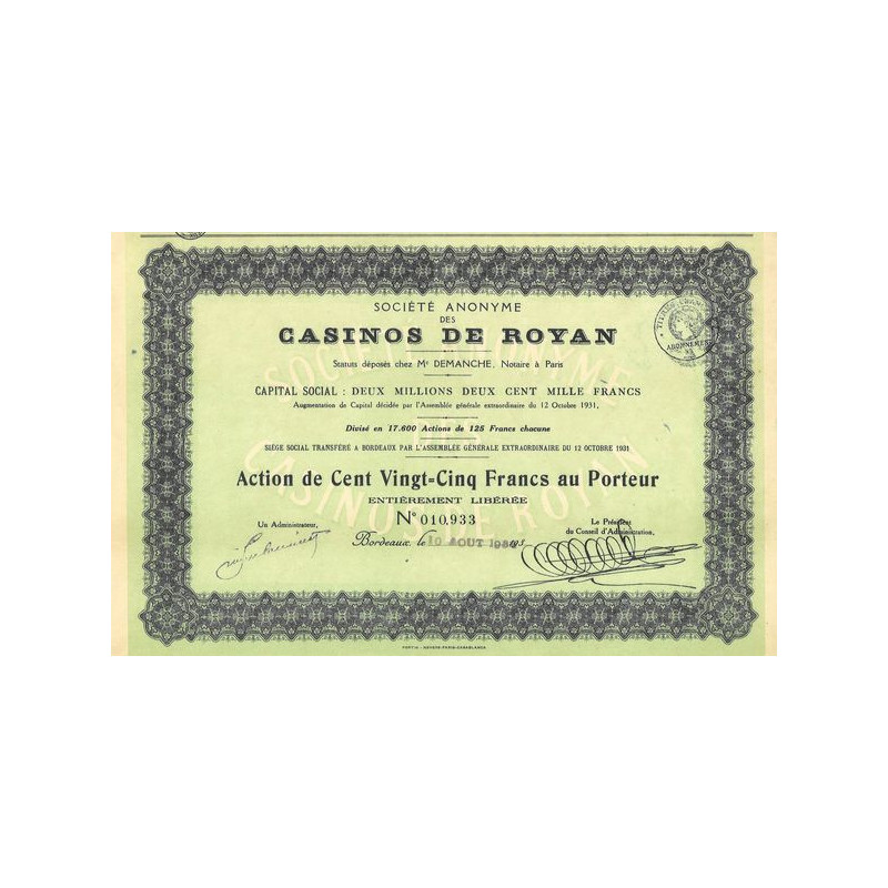 S.A. des Casinos de Royan