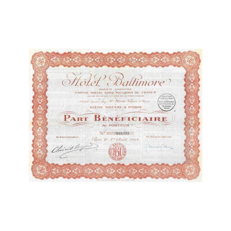 Hôtel Baltimore (PB)