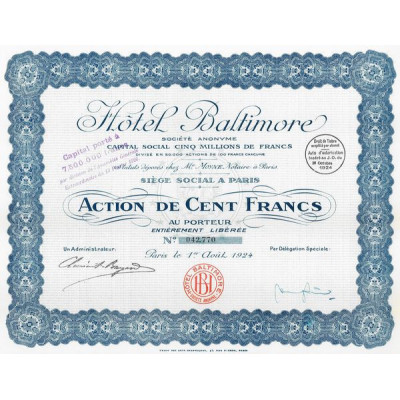 Hôtel Baltimore (Act)