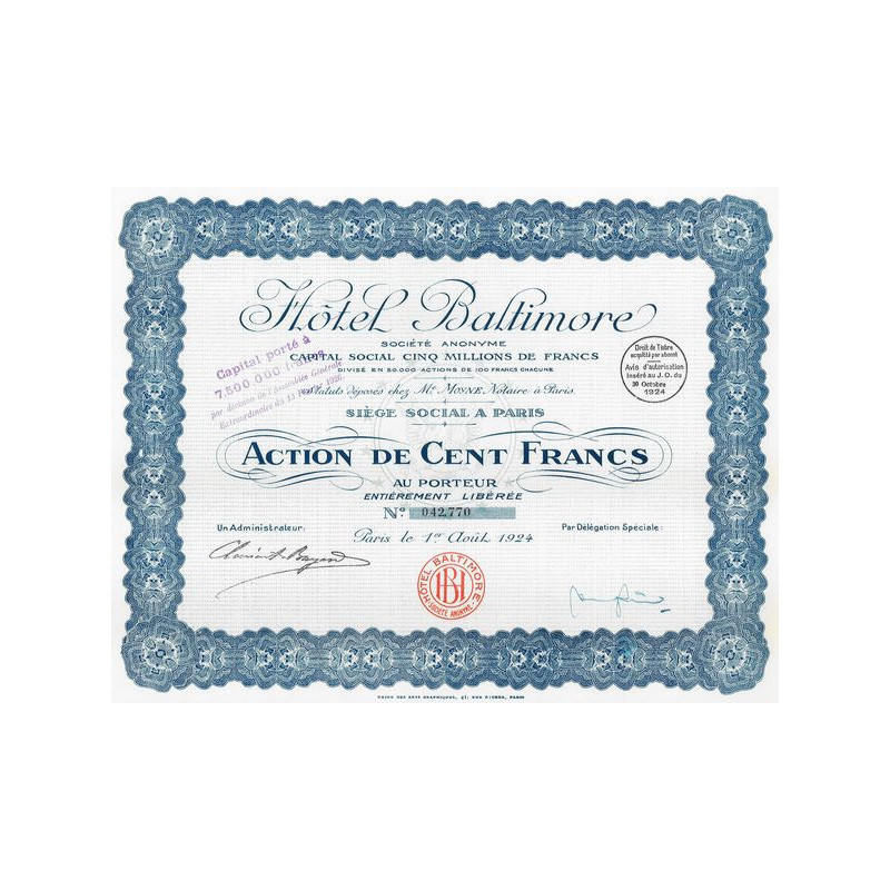 Hôtel Baltimore (Act)