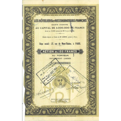 Les Hôteliers et Restaurateurs Français (Act)