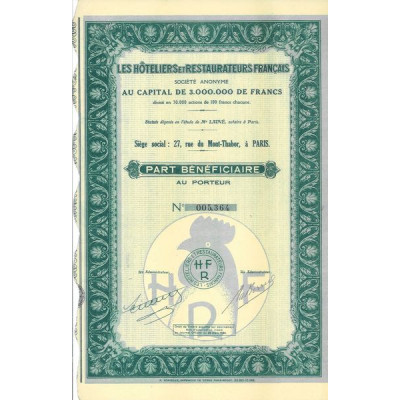 Les Hôteliers et Restaurateurs Français (PB)