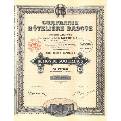 Cie Hôtelière Basque