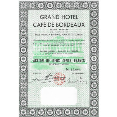 Grand Hôtel Café de Bordeaux