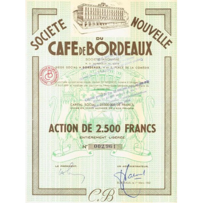Sté Nouvelle du Café de Bordeaux