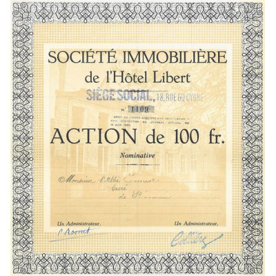 Sté Immobilière de l'Hôtel Libert