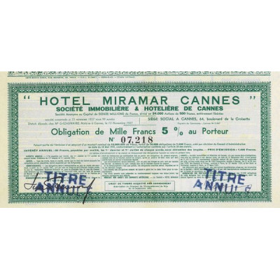Hotel Miramar Cannes