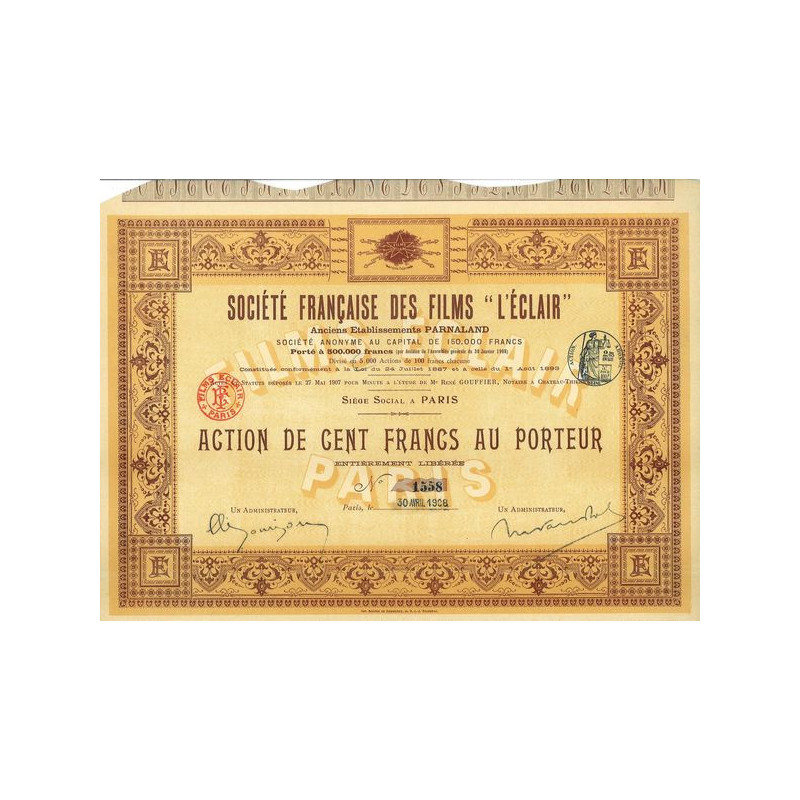 Sté Française des Films "L'eclair"