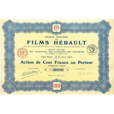 Sté Française des Films Hérault