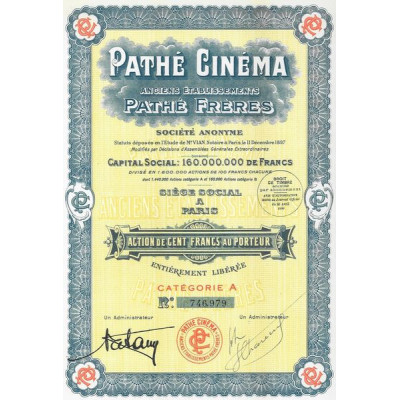 Pathé Cinéma - Anc Ets Pathé Frères