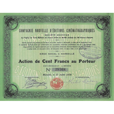 Cie Nlle d'Editions Cinématographiques