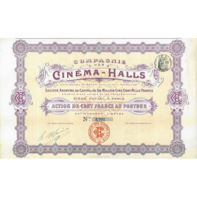 Cie des Cinéma-Halls (Act)