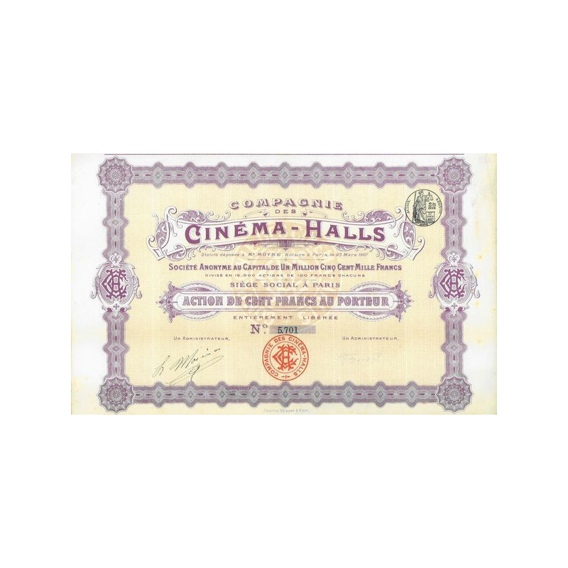 Cie des Cinéma-Halls (Act)