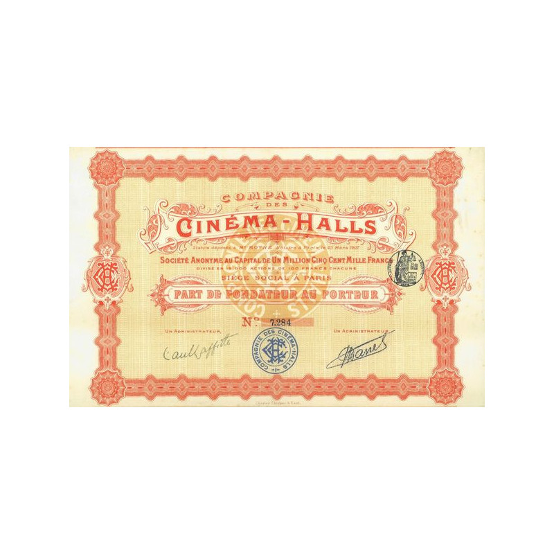 Cie des Cinéma-Halls (PF)