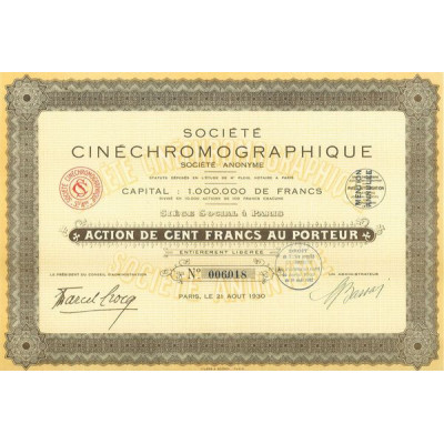 Sté Cinéchromographique