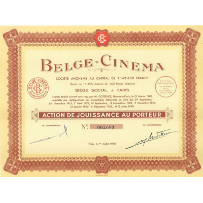 Belge-Cinéma (Act Jouissance) (modèle 1)