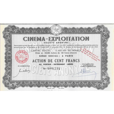 Cinéma-Exploitation (modèle 1)
