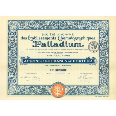 S.A. des Ets Cinématographiques Palladium