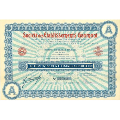 Sté des Ets Gaumont