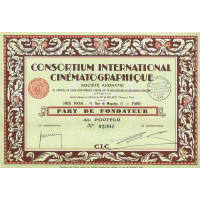 Consortium International Cinématographique (PF)
