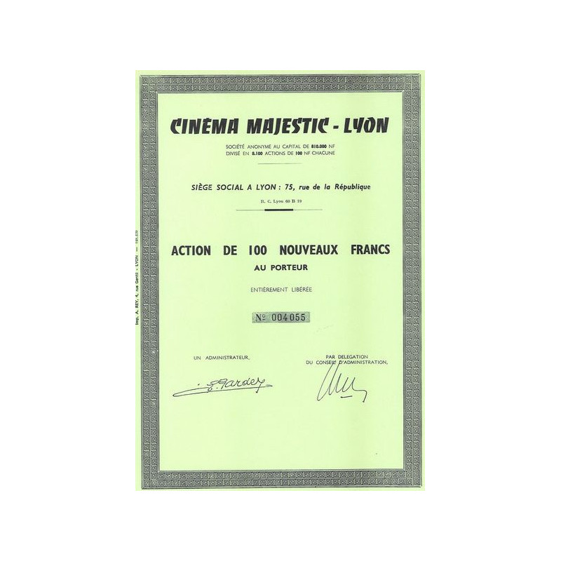 Cinéma Majestic - Lyon