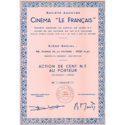 S.A. Cinéma "Le Français" (1 Act)