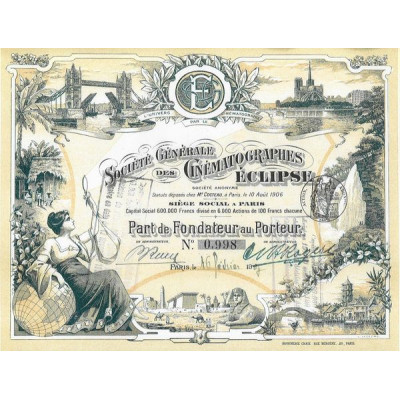 Sté gale des Cinématographes Eclipse (PF)