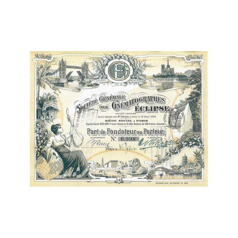 Sté gale des Cinématographes Eclipse (PF)
