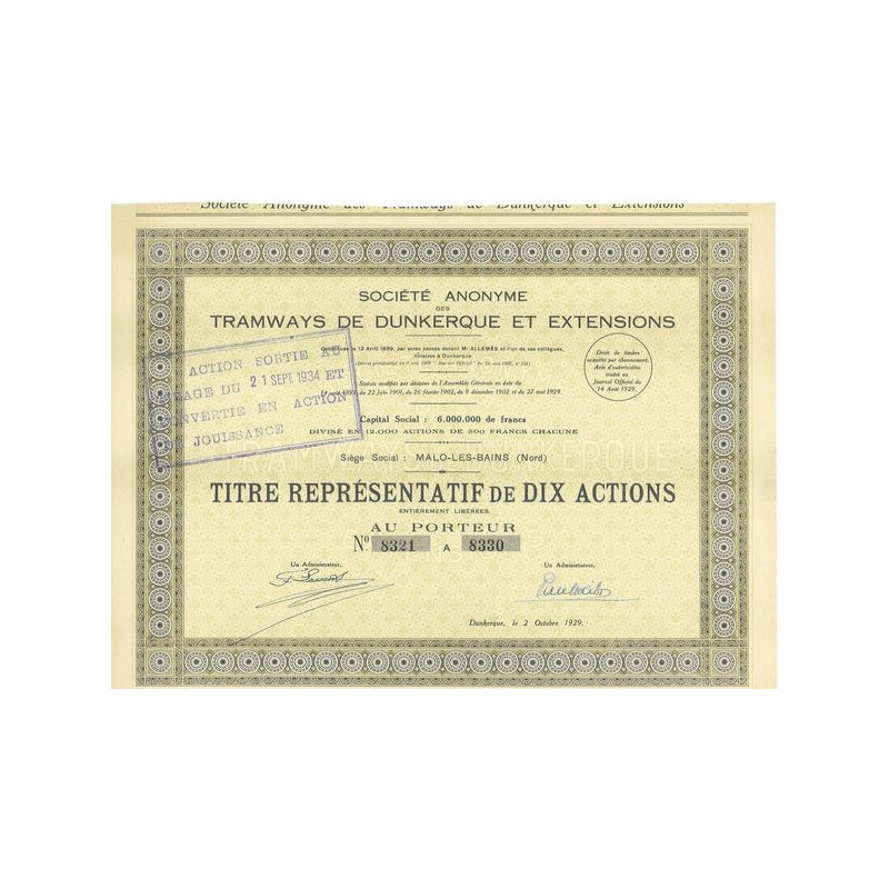 S.A. des Tramways de Dunkerque et Extensions
