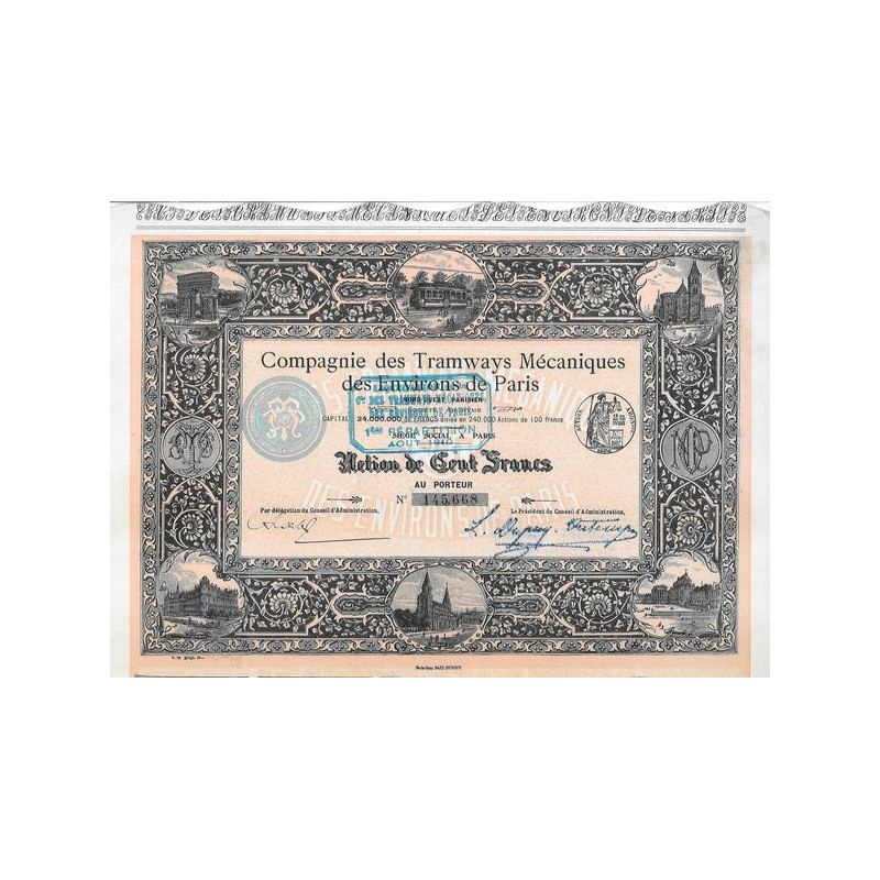 Cie des Tramways Mécaniques des Environs de Paris (Nord-Ouest Parisien)