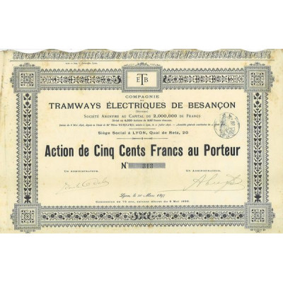 Cie des Tramways Electriques de Besançon