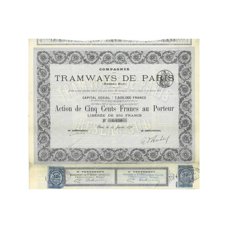 Cie des Tramways de Paris (Réseau Sud)