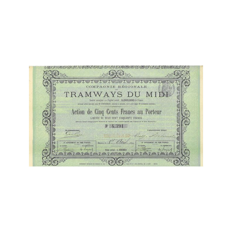 Cie Régionale des Tramways du Midi