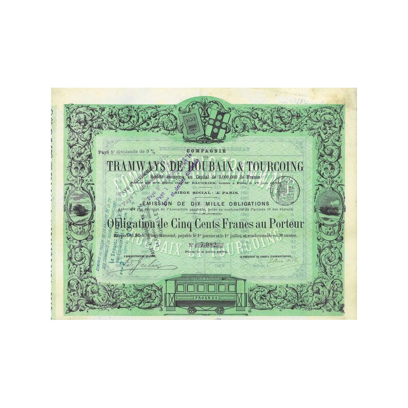 Cie des Tramways de Roubaix & Tourcoing