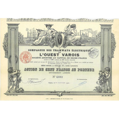 Cie des Tramways Electriques de l'Ouest Varois (modèle 1)