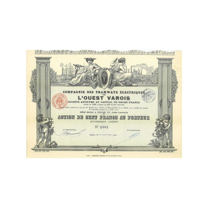 Cie des Tramways Electriques de l'Ouest Varois (modèle 1)