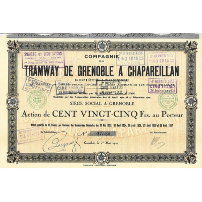 Cie du Tramway de Grenoble à Chapareillan