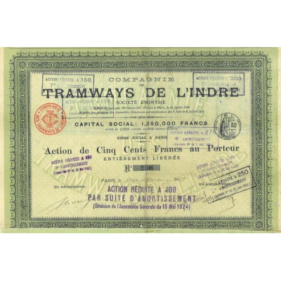 Cie des Tramways de l'Indre