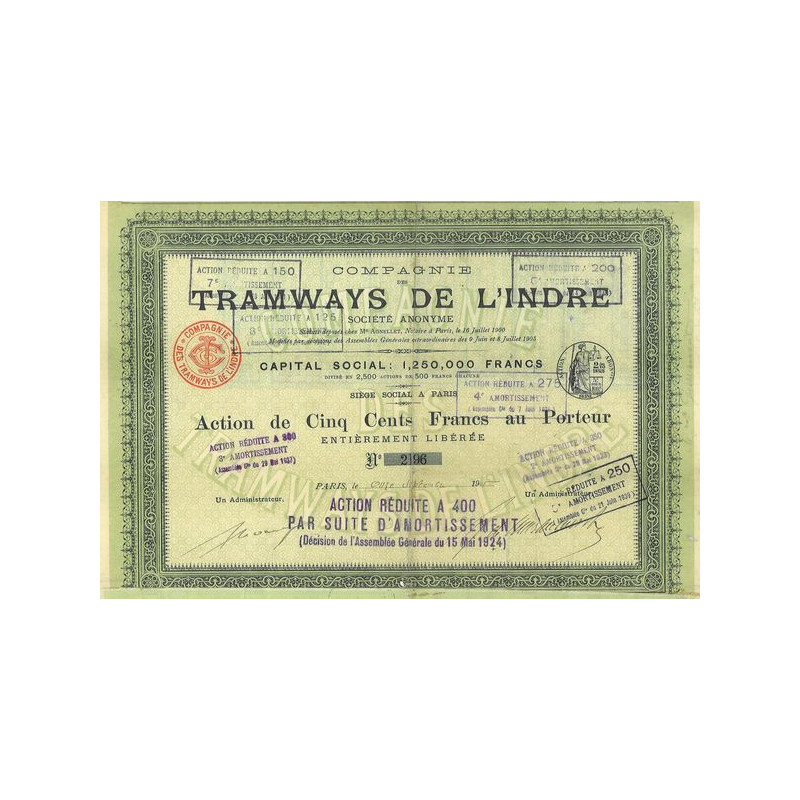 Cie des Tramways de l'Indre
